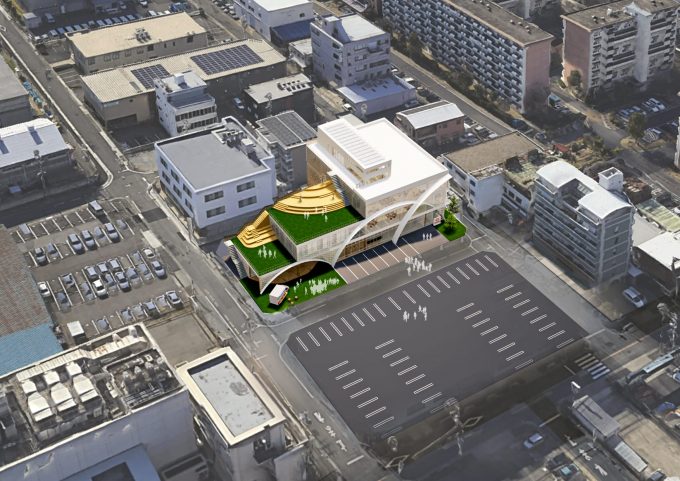 新社屋プロジェクトの屋上スペースの緑化