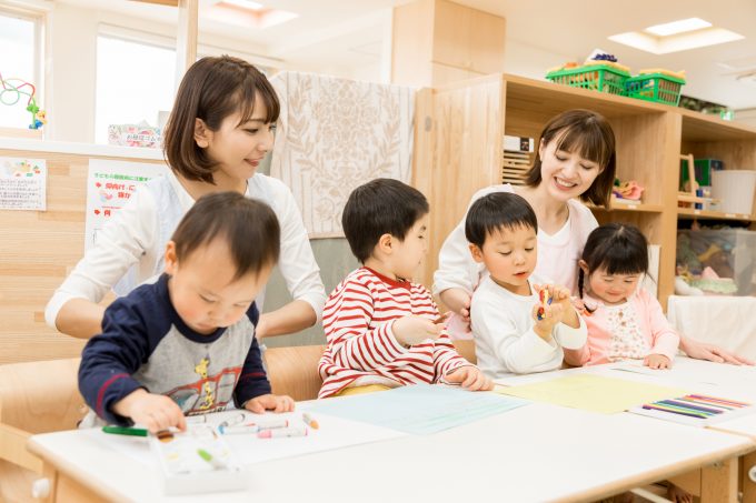 企業主導型保育園の園児