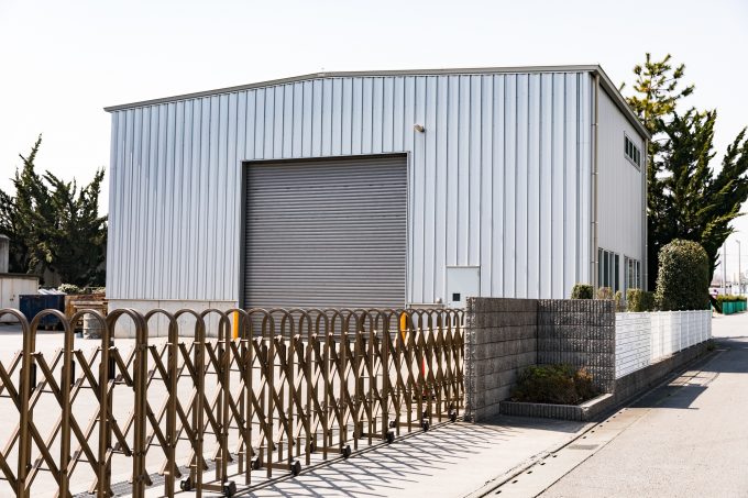 確認申請後の新築倉庫