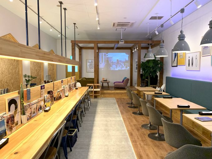 病院併設のカフェ