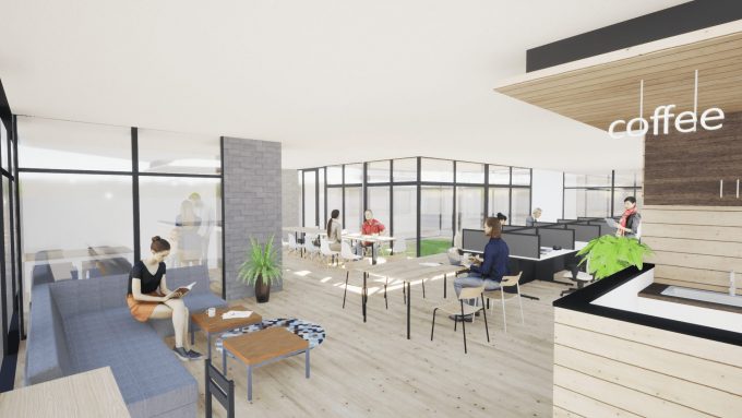 カフェを併設した「障がい者支援・児童発達支援の複合施設」