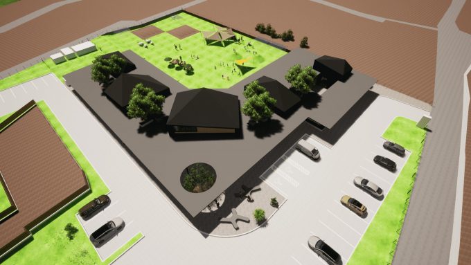 地域のシンボルとなる「幼老・障がい者複合施設」