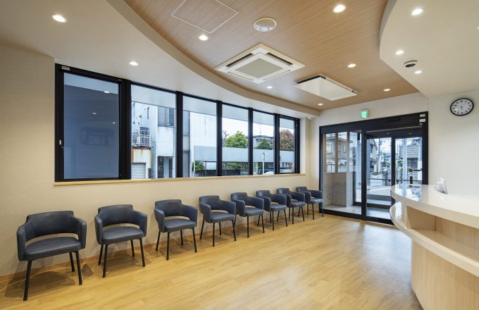 デンタルクリニックの待合室