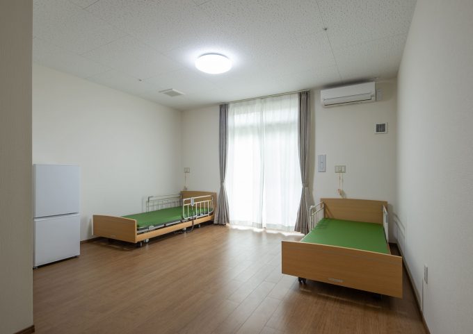 病院と老人ホームの併設施設