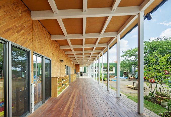 自然的環境構成にこだわった保育園