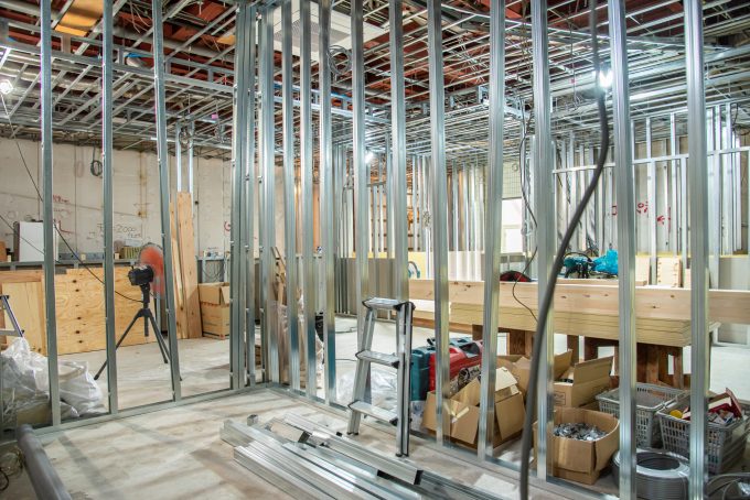 古いビルの内装リノベーション工事