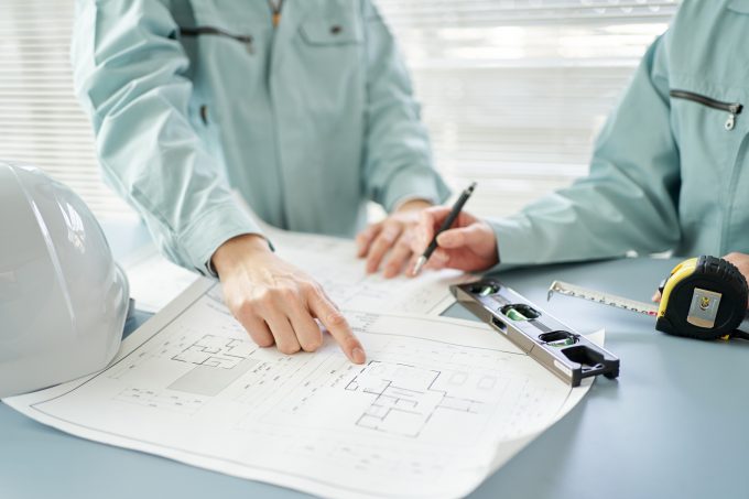 工場レイアウトの打ち合わせ