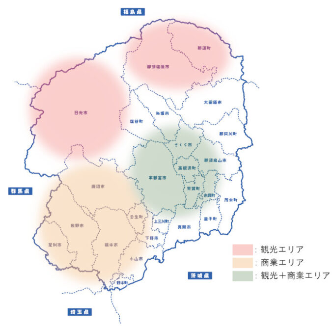 栃木県地図